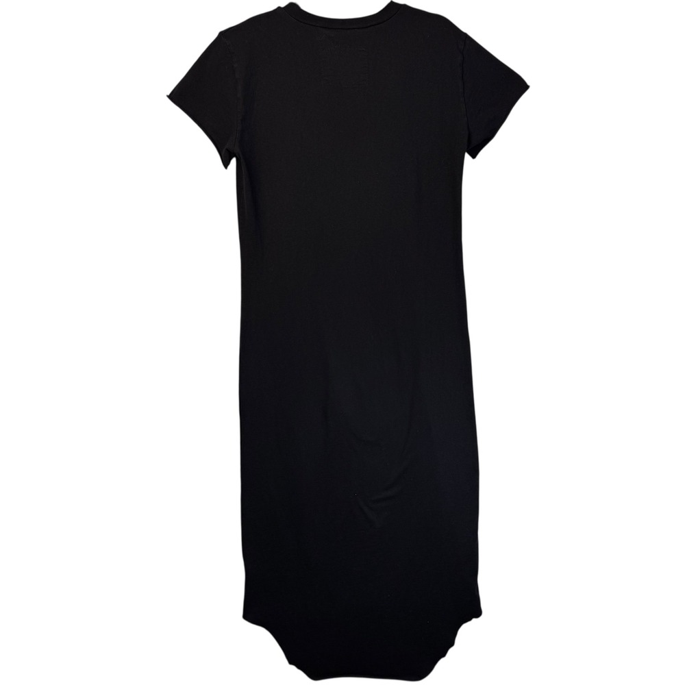 Frank & Eileen Dress T-Shirt Small Black Cotton Maxi Casual‎ Relaxed Fit - Picture 7 of 10